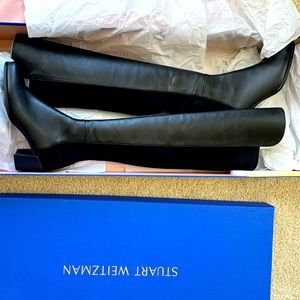 NWT Never Worn Stewart Weitzman 50/50 Over the Knee Leather City Block Boot